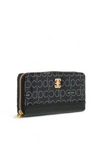  Pierre Cardin Monogram Siyah Kadın Portföy & Clutch Çanta 06PC24Y604-PMN