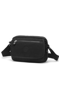  Smart Bags Krinkıl Siyah Kadın Çapraz Askılı Çanta SMB3166
