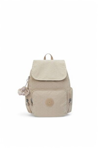 Kipling City Zip S Sign Beige Emb Kadın Sırt Çantası KI5634