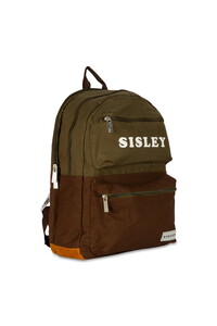  Sisley  Yeşil/Kahve Unisex Sırt Çantası SİSLEY 12911