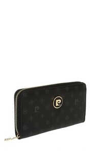  Pierre Cardin  Siyah Monogram Kadın Portföy & Clutch Çanta PC22Y600-MN