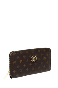  Pierre Cardin  Kahve Monogram Kadın Portföy & Clutch Çanta PC22Y600-MN