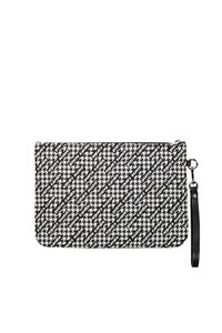  Pierre Cardin  Siyah/Beyaz Kadın Portföy & Clutch Çanta 05PC23Y340-KZ