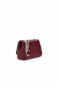  Guess Eco Rianee Bordo Kadın Çapraz Askılı Çanta HWEQG954121