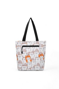  Smart Bags Print Yellow Cat Kadın Omuz Çantası SMB PR-3226