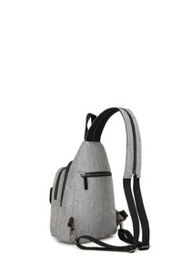  Smart Bags Kırçıllı Gri/Siyah Kadın Sırt Çantası SMB1237